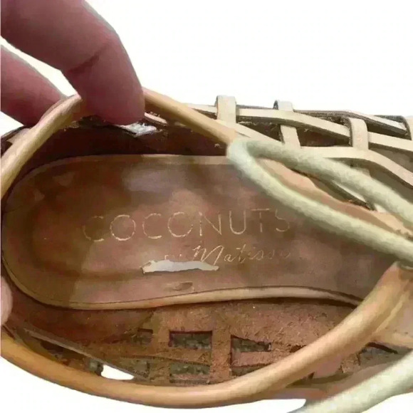 COCONUTS BY MATISSE Gimlet‎ Woven Lace Up Oxfords Size 7.5 - Picture 4 of 9